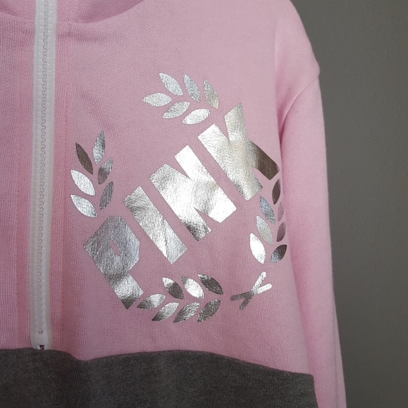 《VS PINK》Baby Pink Quarter Zip - Picture 2 of 6